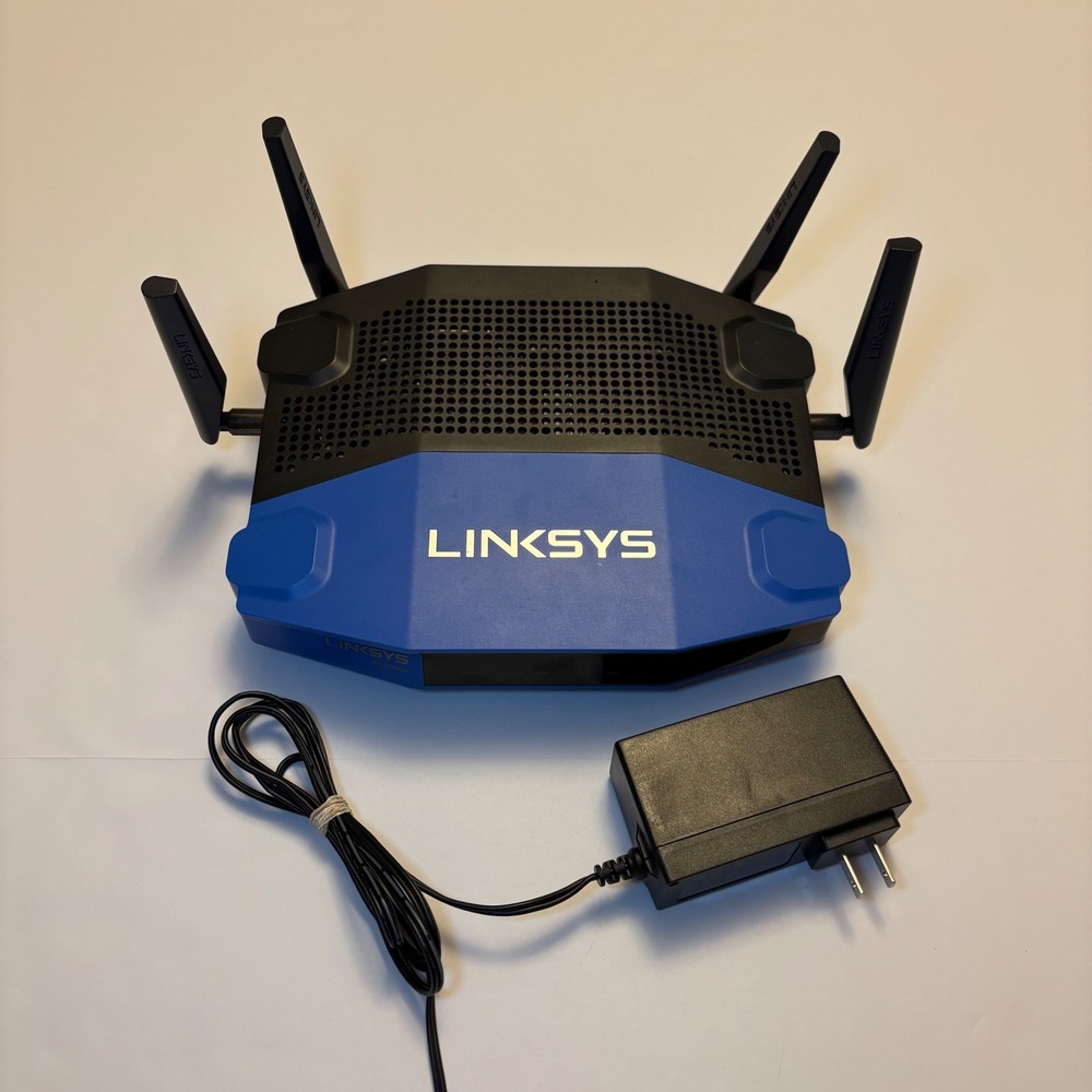 Linksys WRT3200ACM WiFi Router Blue Black Dual-Band Open Source Ready